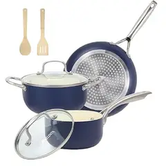 GENERICO - Juego De Ollas En Ceramica 7 Piezas