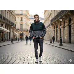 THE CLOTHING COMPANY - Chaqueta Hombre Algodon Buso Buzo Cuello Alto