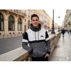 THE CLOTHING COMPANY - Chaqueta Hombre Algodon Buso Buzo Cuello Alto