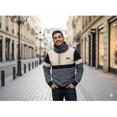 THE CLOTHING COMPANY - Chaqueta Hombre Algodon Buso Buzo Cuello Alto