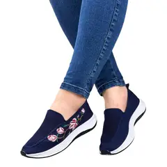 EVEGONZ - Baleta Deportiva Zapato Casual Cómodo de Mujer