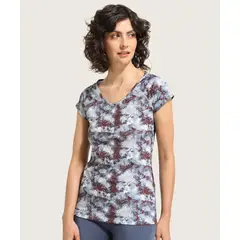 PATPRIMO - Camiseta Mujer Azul Poliéster M/C 30092645-51263