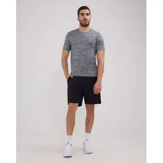 PATPRIMO - Camiseta Manga Corta Cuello Redondo Jaspe Para Hombre Gris