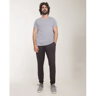 PATPRIMO - Camiseta Con Grabado Laser Para Hombre Gris