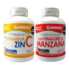 NATURAL MEDICINE - Gomitas de Vitamina C + Vinagre de Manzana