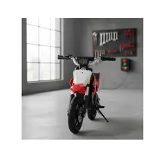 INFANTILES CAJUROMIX - Moto Cross 110cc 4 Tiempos 60 Km/h De Adrenalina Roja