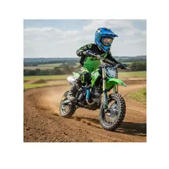 INFANTILES CAJUROMIX - Moto Cross 110cc 4 Tiempos 60 Km/h De Adrenalina Verde