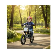 INFANTILES CAJUROMIX - Moto Cross 110cc 4 Tiempos 60 Km/h De Adrenalina Negro