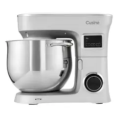 BIGCENTER - Batidora Cusiné Pedestal 10l Acero Inoxidable 660w Repostería Y Panadería Plateado 110v 60hz