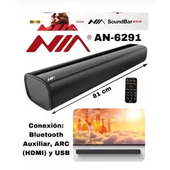 NIA - Barra De Sonido Original Con Control Profesion Bluetoothhdmi