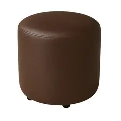 GENERICO - Puff Circular 40 X 40 Cm Color Cocoa