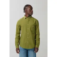 KOAJ - Camisa cuello sport collar manga larga en slim fit Hombre