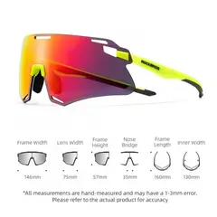 ROCKBROS - Gafas Fotocromáticas Lente Hd Ciclismo Running