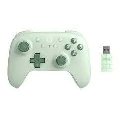 GENERICO - Control Profesional 8BitDo Ultimate 2C Green Steam-iOS-Android-PC conexión Bluetooth-24G-Cable