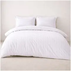 HAPPY BEAR - Funda Duvet Polialgodon 250 Hilos Blanco Lineas