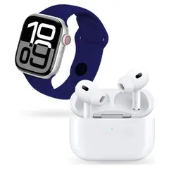 INNOVA - Smartwatch Watch 10 Audífonos Inalámbricos Blue Mesh Mesh