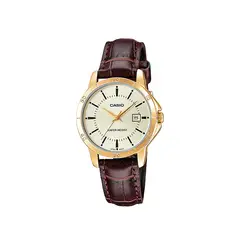 CASIO - RELOJ PARA MUJER LTP-V004GL-9AUDF -AMARILLO