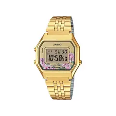 CASIO - RELOJ PARA MUJER LA680WGA-4CDF - ROJO