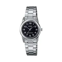 CASIO - RELOJ PARA MUJER LTP-V001D-1BUDF -NEGRO