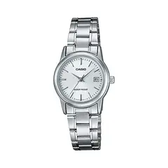 Casio - RELOJ PARA MUJER LTP-V002D-7AUDF -BLANCO