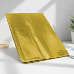 GENERICO - Forro Amarillo Para Cuaderno Cosido Pequeño X 10 Unidades