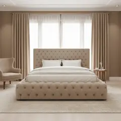 GENERICO - Base de Cama Doble Cama Versalles Italiana