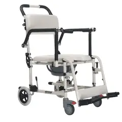 TME - Silla sanitaria acolchada ajustable en altura adulto