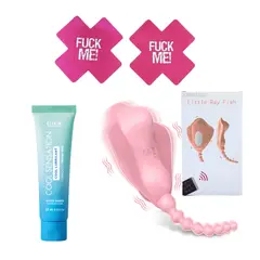 ELIXIR - Kit Lubricante Intimo Frio 15ml + Huevo Vibrador + Pezoneras