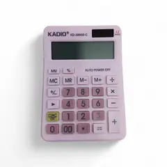 KADIO - Calculadora Kd-3866b-c 12 Dígitos Rosa