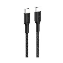 BELKIN - Cable Trenzado USB-C a USB-C 60W para Nintendo Switch 2 Negro