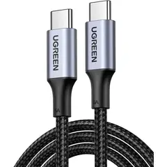 UGREEN - Cable USB-C a USB-C 100W PD 20V 5A Carga Rápida y Transferencia de Datos 480 Mbps 1m