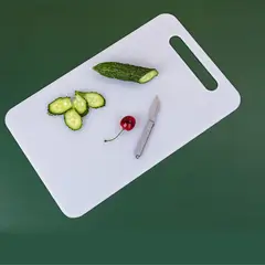 GENERICO - Tabla Para Picar Plástico Rectangular Blanco