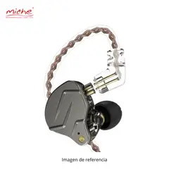 KZ - AURICULAR ZSN PRO GRIS SIN MICROFONO