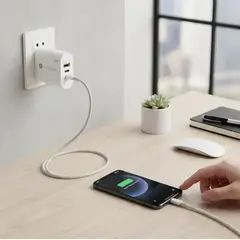 EPIK - Cargador 2 En 1 Carga Rápida 20w Salida Dual + Cable Tipo C