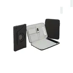 GENERICO - Forro funda Estuche Giratorio 360 para Samsung tab s8-s7 + funda negro