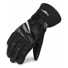 GENERICO - Guantes 100% Impermeable Negro Térmicos Tres capas palma antideslizante