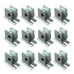 GENERICO - Rodachinas Sistema 5020 Para Ventana 12 UND + Guias