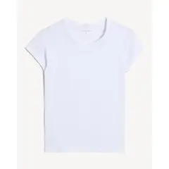 SEVEN SEVEN - Camiseta Deportiva Cuello V Para Mujer Marfil