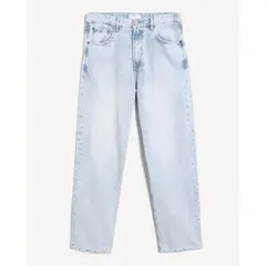 SEVEN SEVEN - Jean Loose Tono Claro Para Hombre Azul