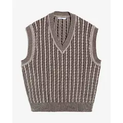 SEVEN SEVEN - Chaleco Para Hombre Punto Color Café Marca #45250017