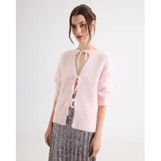 SEVEN SEVEN - Buzo Con Anudado Delantero Para Mujer Rosa