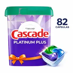 CASCADE - Detergente Platinum Lavavajillas 82 Pods