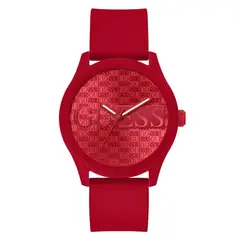 GUESS - Reloj Hombre Reloj Silicona Rojo GW0780G2