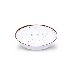 HOME ELEMENTS - Plato Hondo 19 cm Melamina - Café