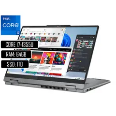 LENOVO - THINKPAD X1 YOGA INTEL CORE I7 1355U(1,7GHz)64GB-1 TERA SSD -14" TOUCH WIN 11 PRO