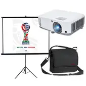 VIEWSONIC - Video Proyector Pa503s 4000 Lúmenes con Morral y Telon