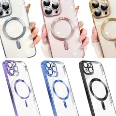 GENERICO - Estuche Funda MagSafe Antigolpe De Lujo Para iPhone 12 Dorado