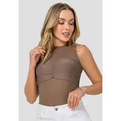 ATYPICAL - Blusa Mujer Chocolate 113973