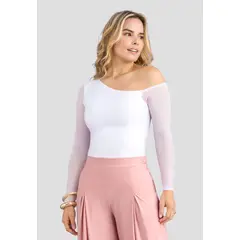 MARKETING PERSONAL - Blusa Mujer Blanco Mp 113625