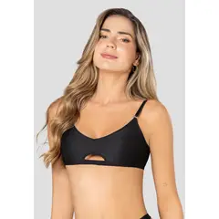 FORMAS INTIMAS - Top Mujer Negro Fi 113595
